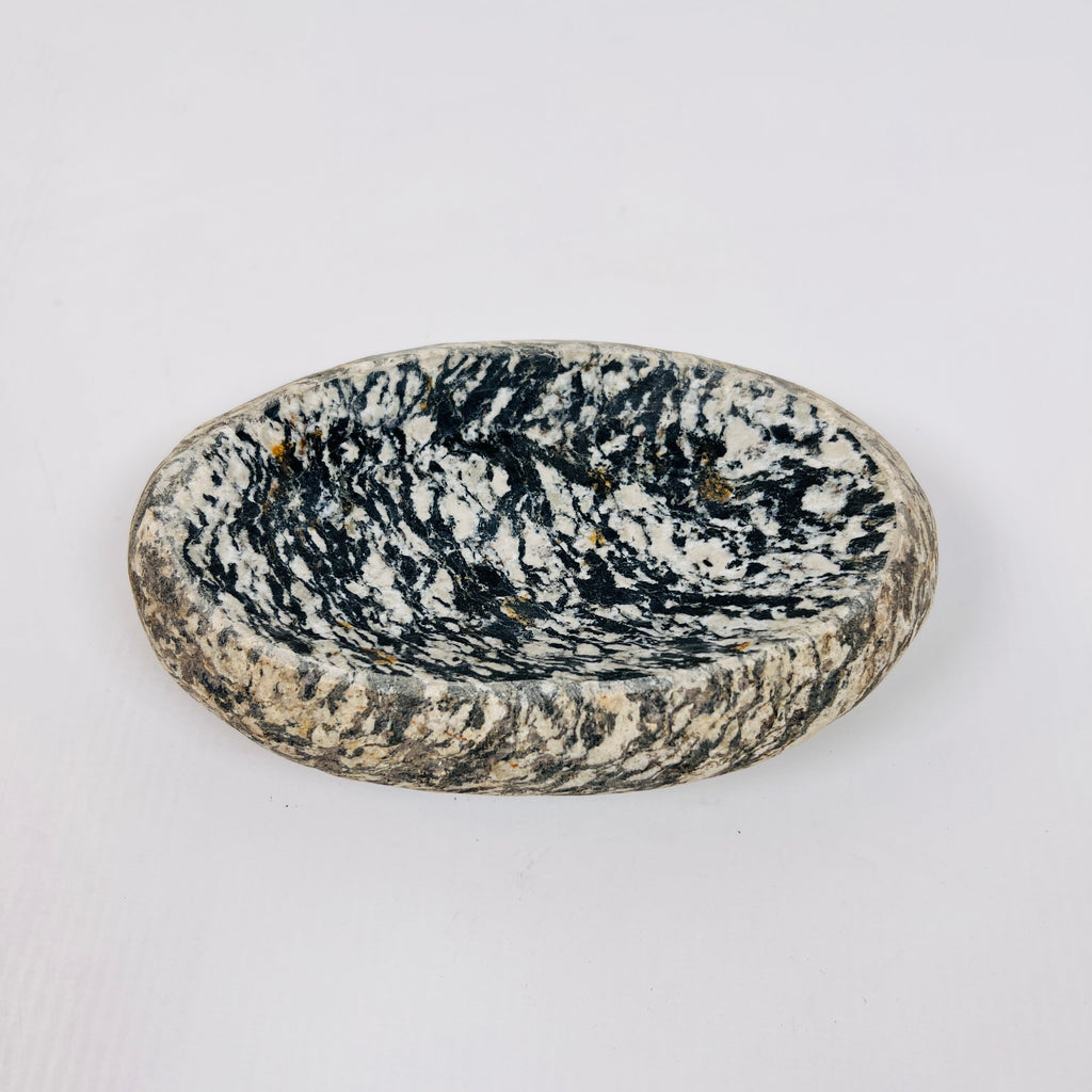 Riverstone Zebra Striped Soap Dish