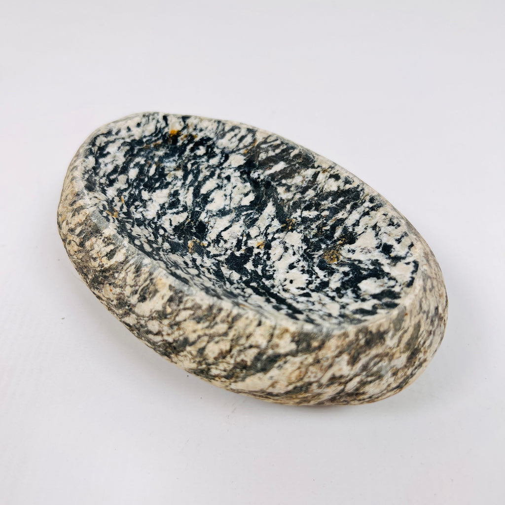 Riverstone Zebra Striped Soap Dish