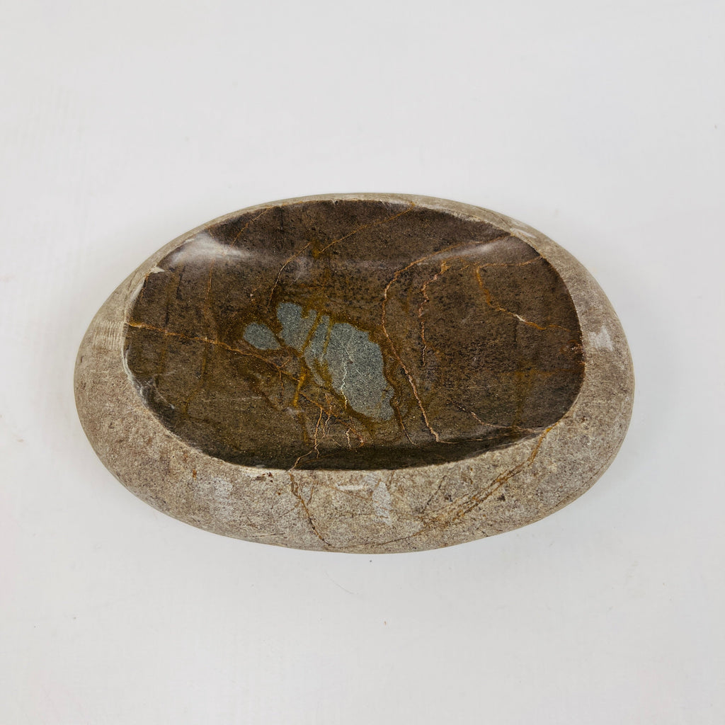 Riverstone Amber Webbed Soap Dish