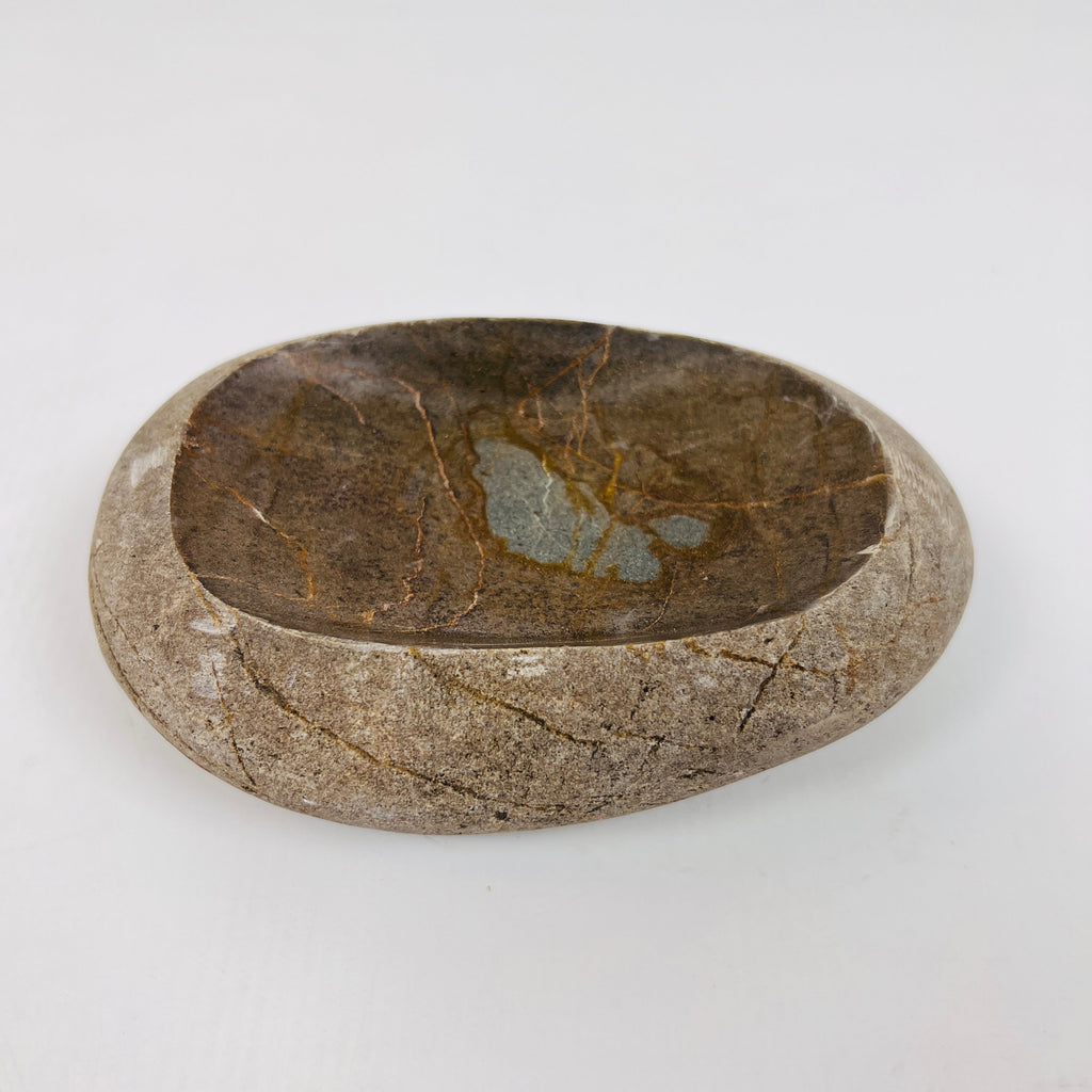 Riverstone Amber Webbed Soap Dish