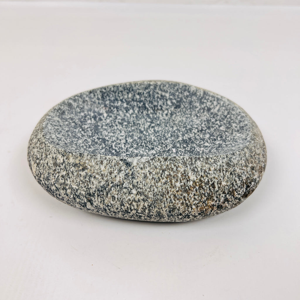 Riverstone Pebble Speckled Soap Dish