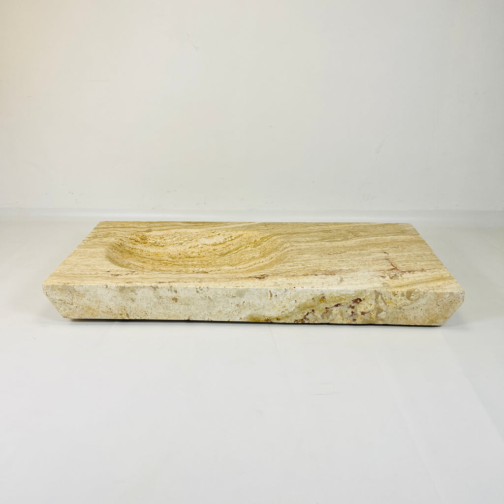 Rectangle Sand Grazed Marble Sink