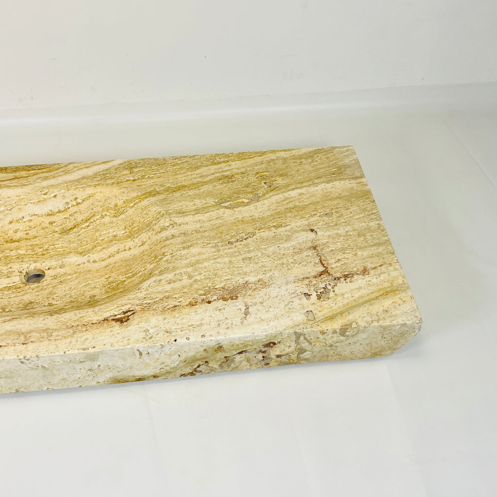 Rectangle Sand Grazed Marble Sink