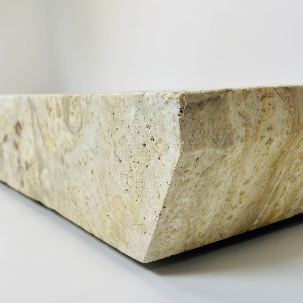 Rectangle Sand Grazed Marble Sink