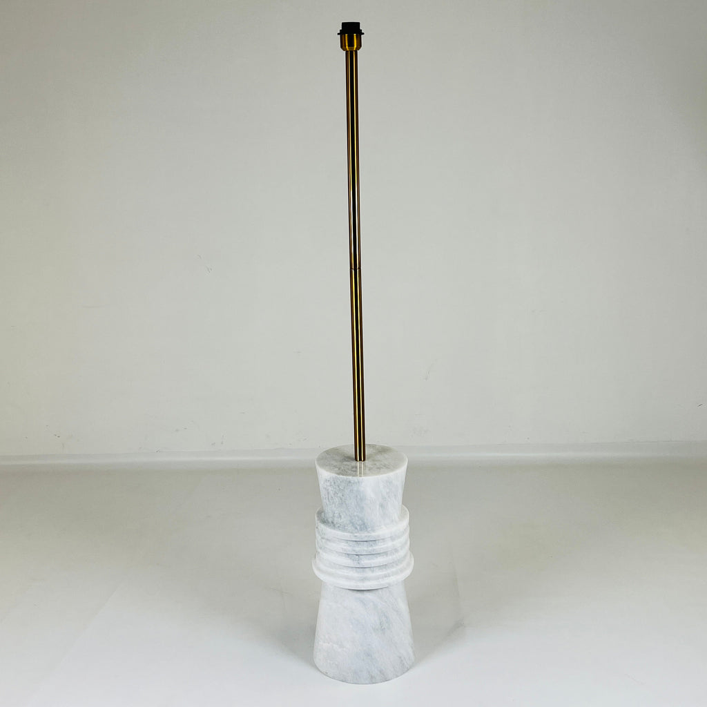 Ringlet White Taxila Stone Floor Lamp