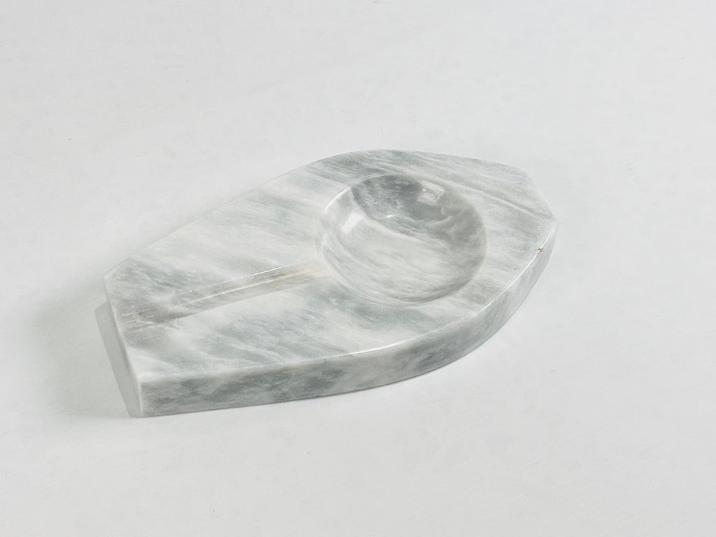 Marble Grey Streaked Ash Tray