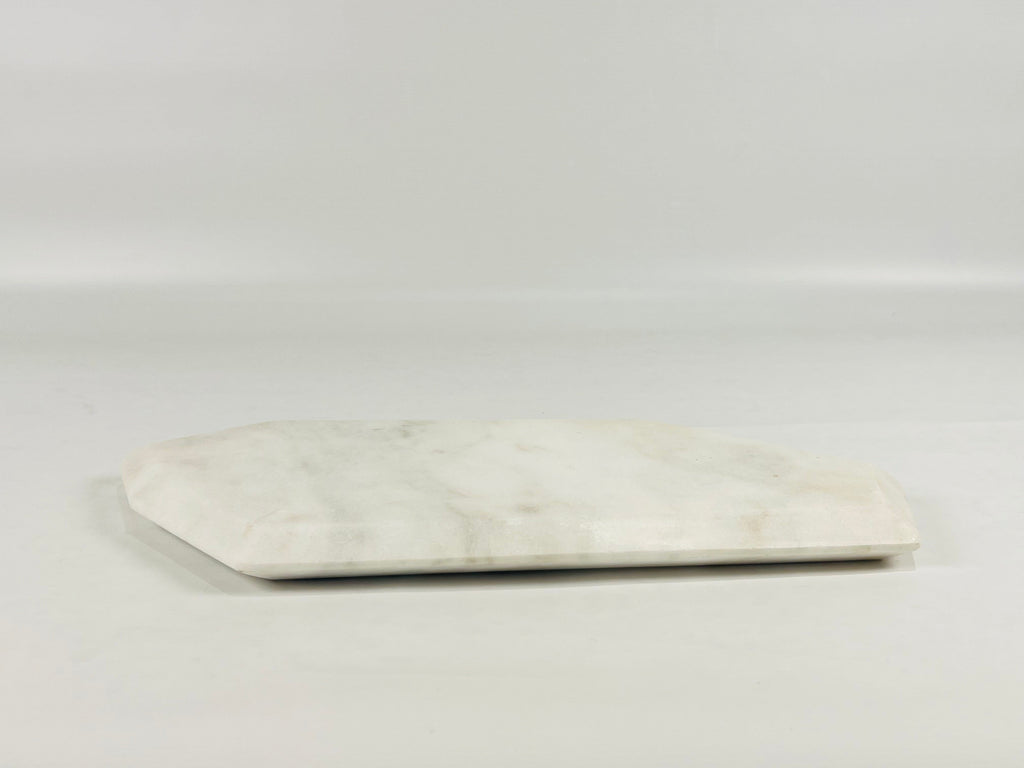 Irregular Marble Grey Streaked Tray