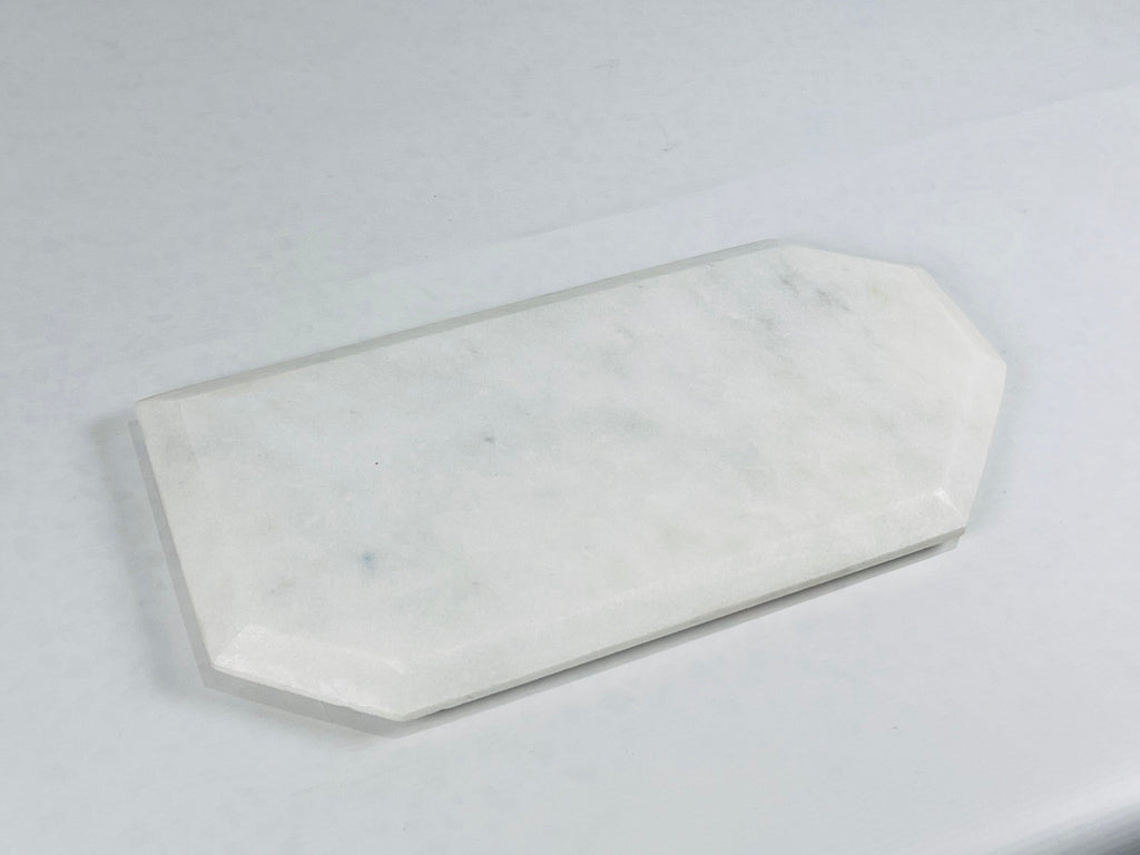 Irregular Marble Light Grey Tray