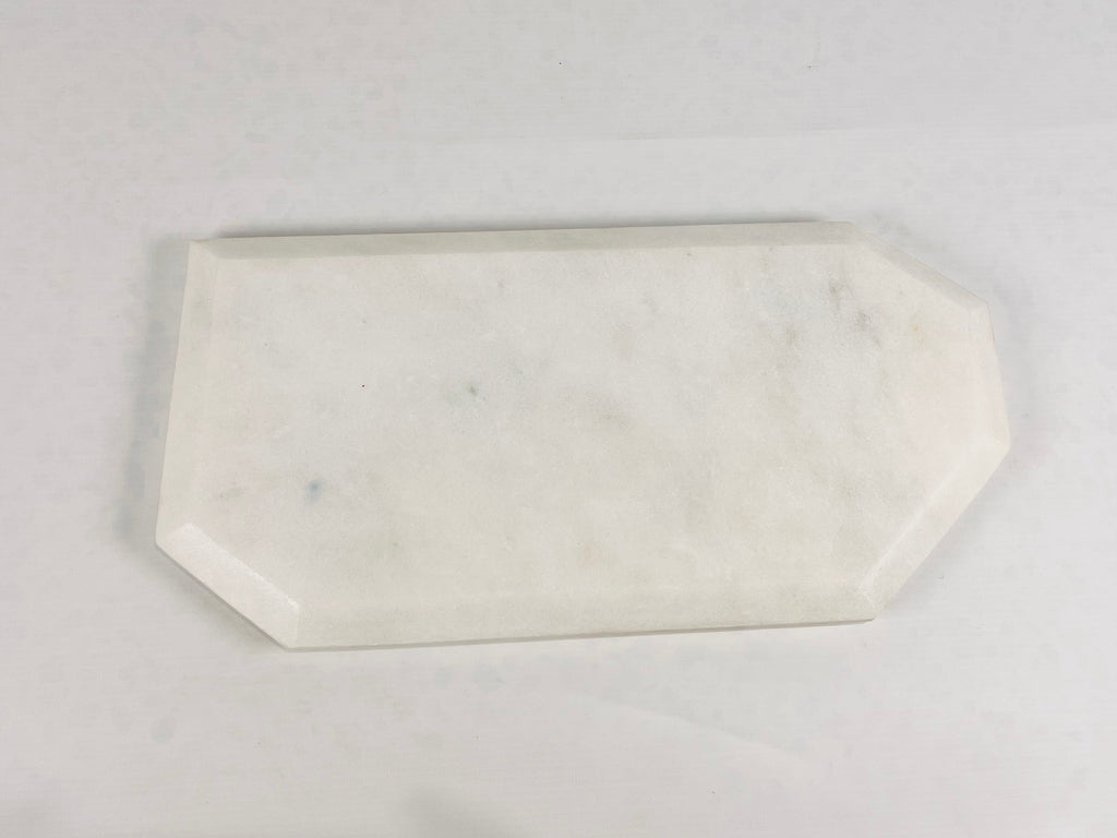 Irregular Marble Light Grey Tray