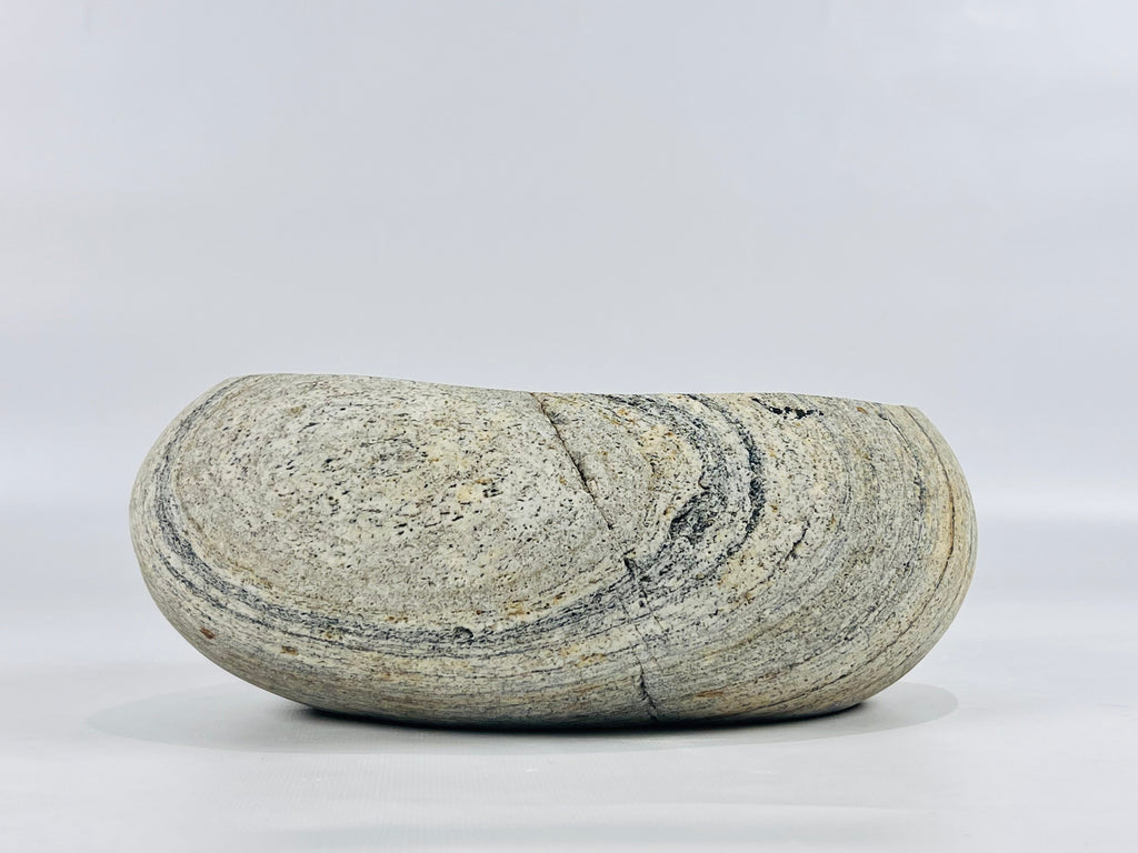 Rippled River Stone Bowl