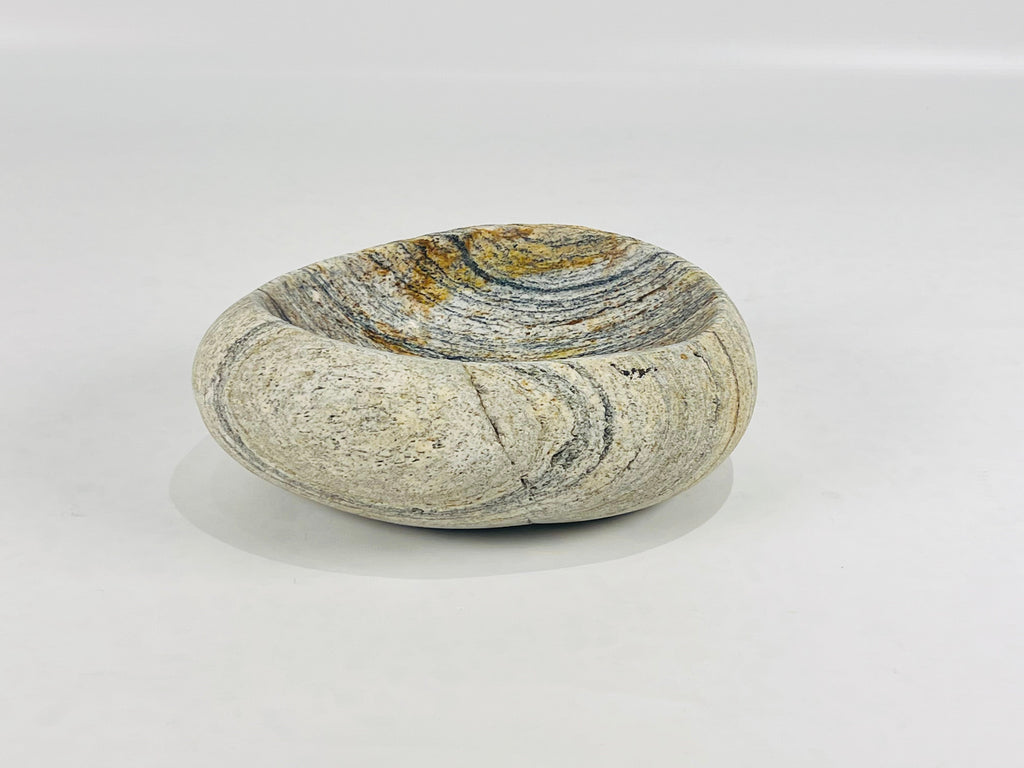 Rippled River Stone Bowl