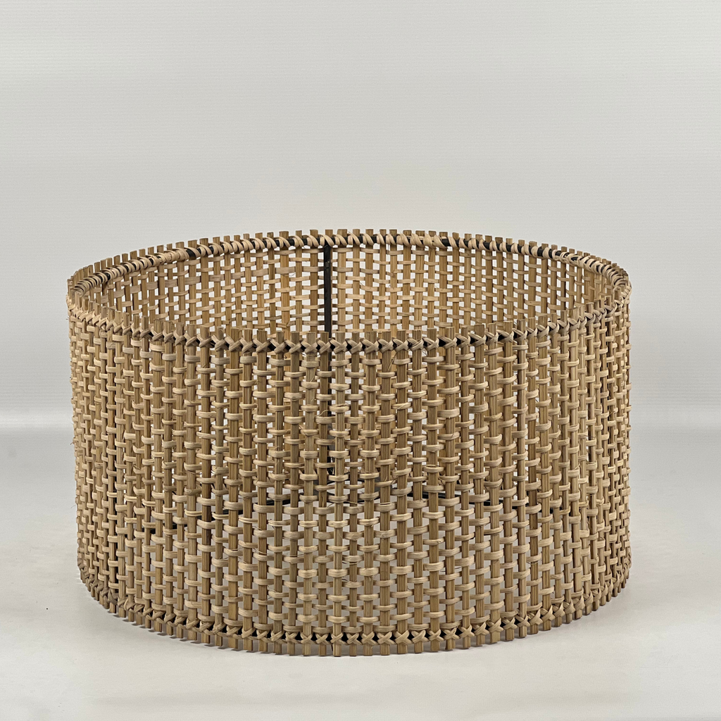 Drum Weave Cane Lamp Shade (Large)