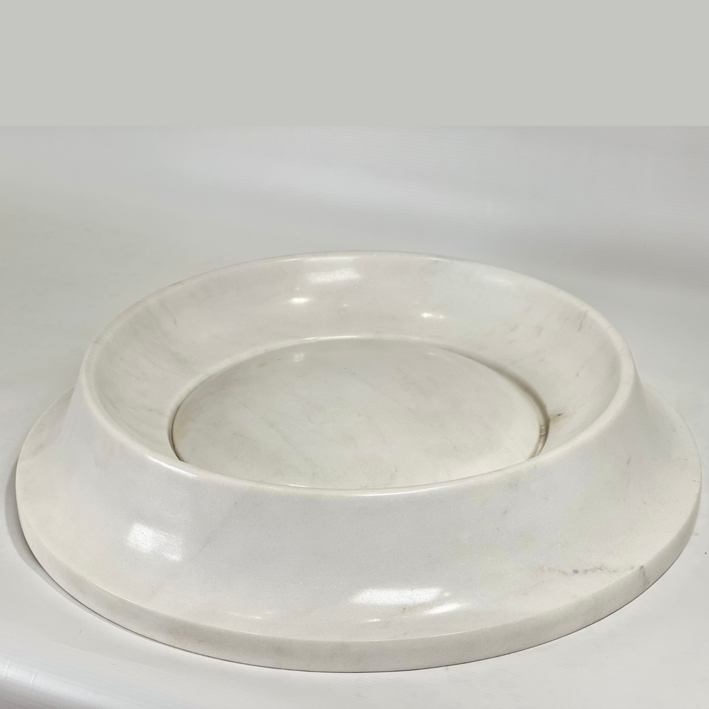 Opaque White Crater Sink