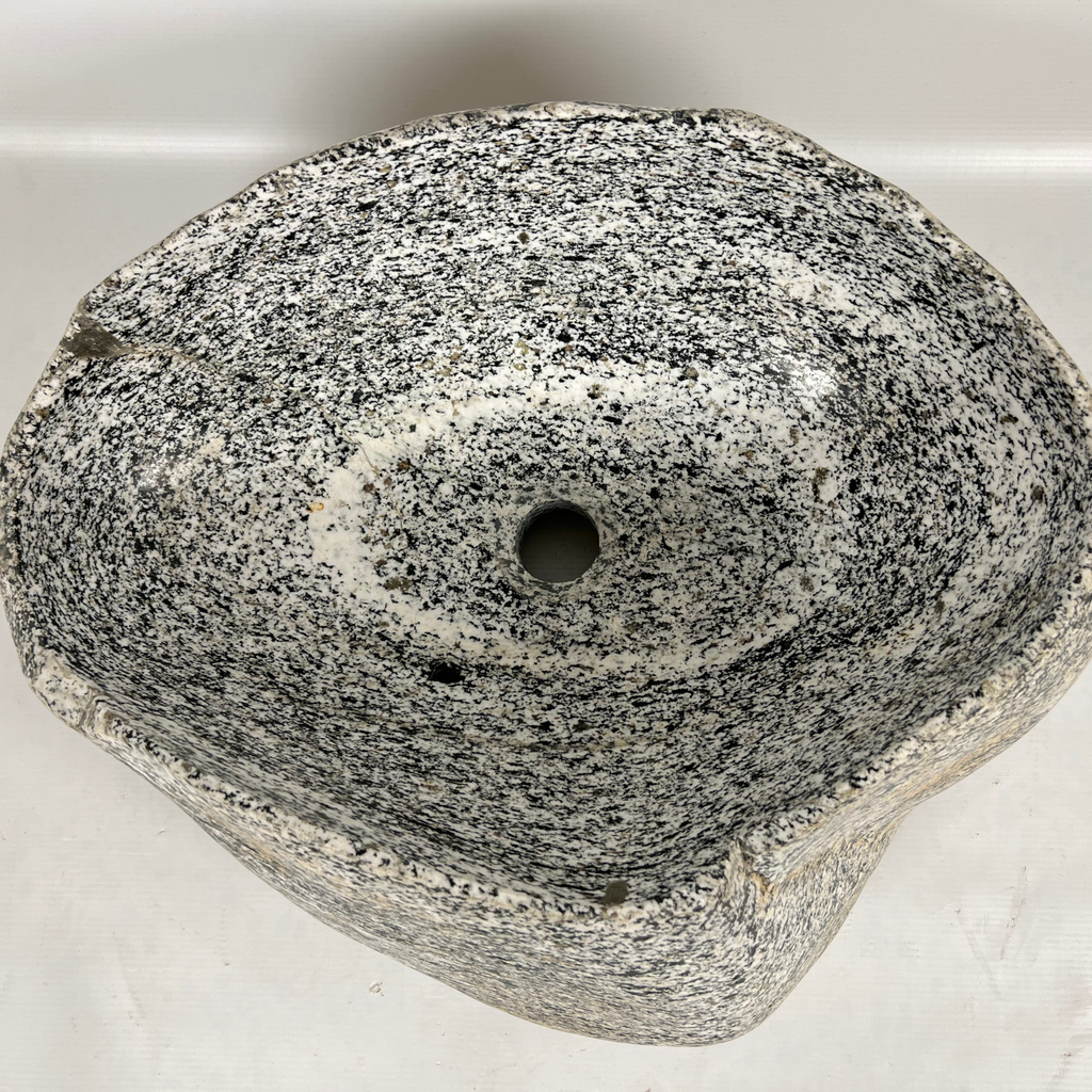 Speckled River Stone Sink