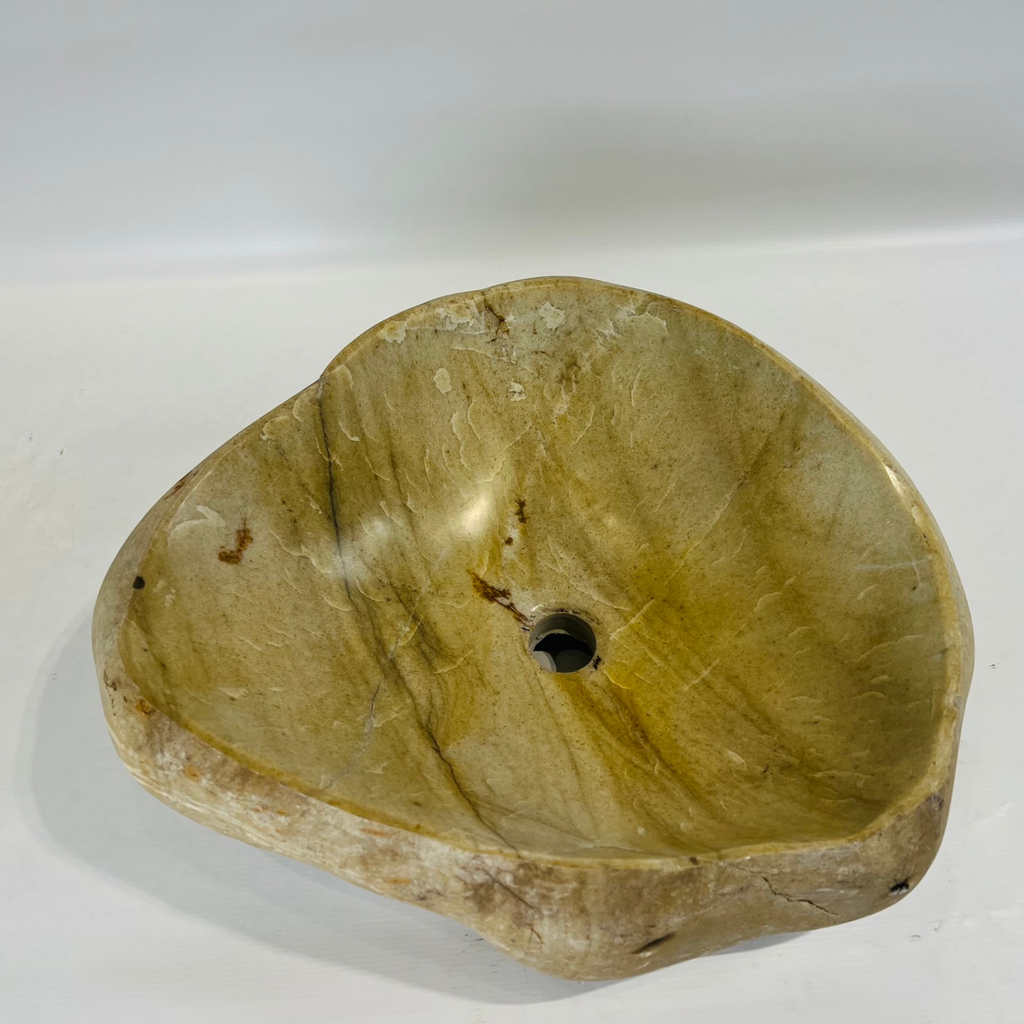 Honey Gold River Stone Sink