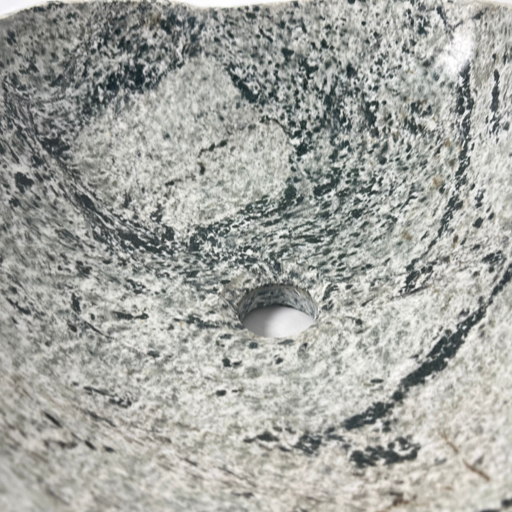 Grey Speckled River Stone Sink