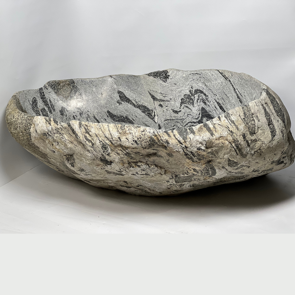 Glacier Grey River Stone Sink