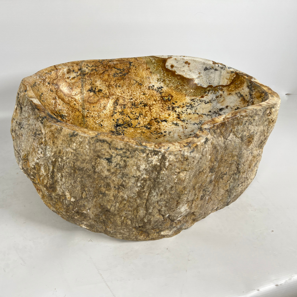 Golden Sand River Stone Sink