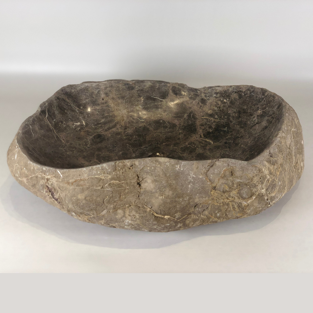 Walnut Webbed River Stone Sink