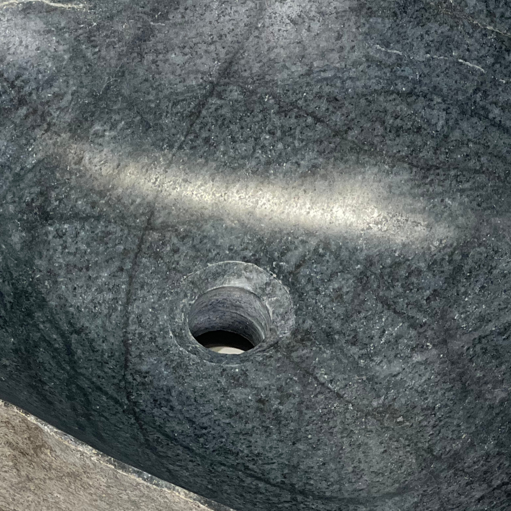 Deep Blue River Stone Sink