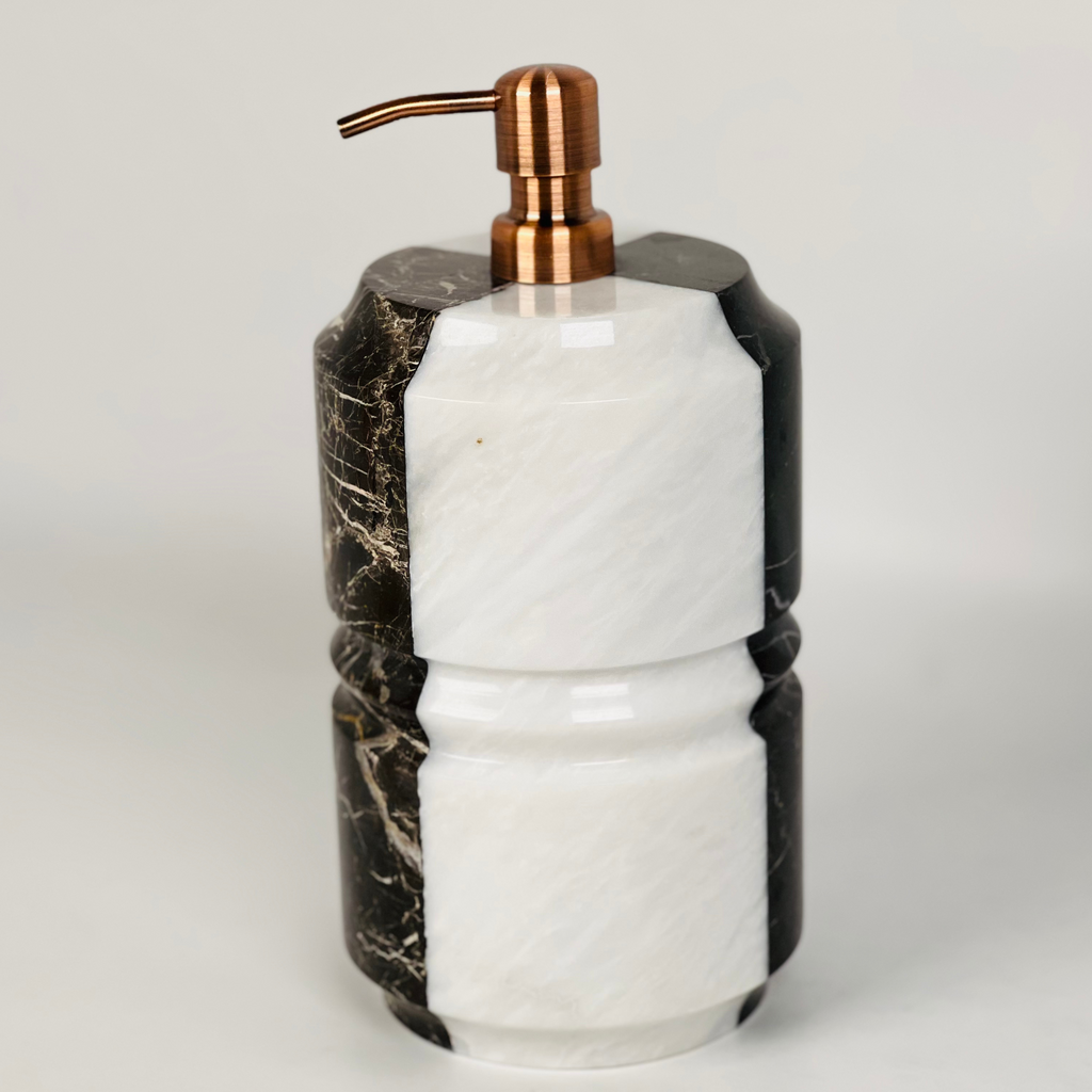 Ringed Duo Tone Soap Dispenser