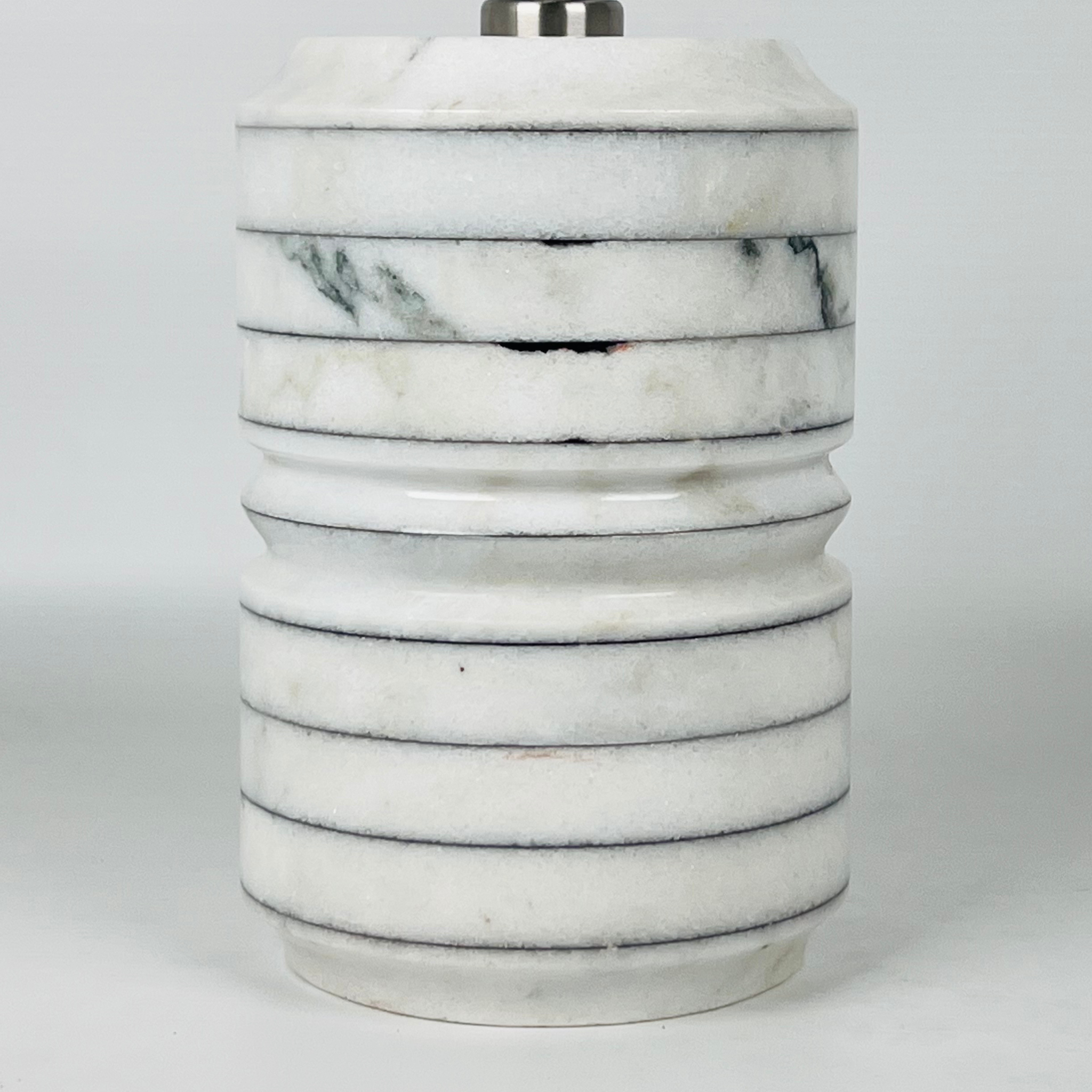 Ringed Pinstripe Soap Dispenser