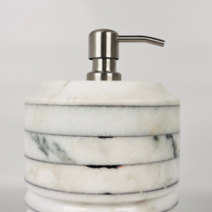 Ringed Pinstripe Soap Dispenser