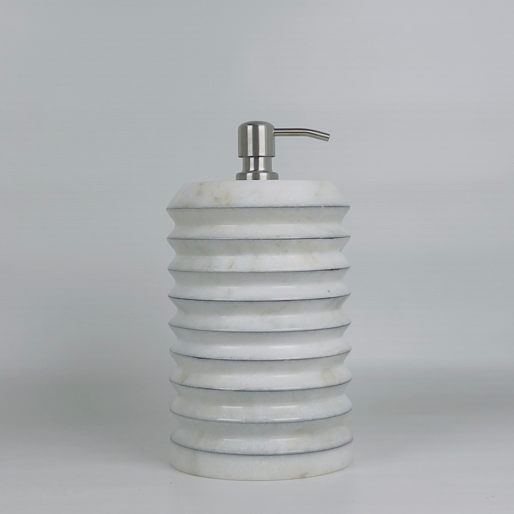 Spiral Blacked Lined Soap Dispenser