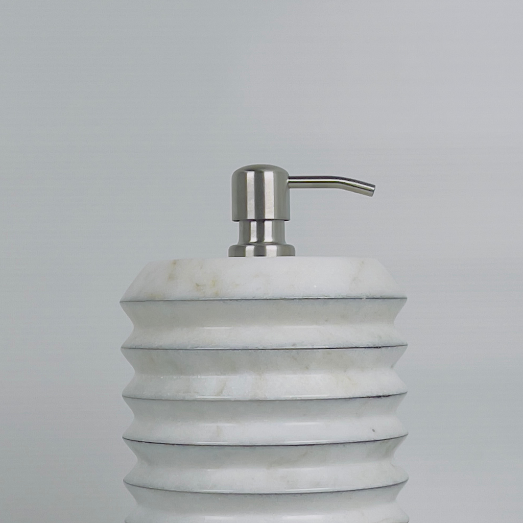 Spiral Blacked Lined Soap Dispenser