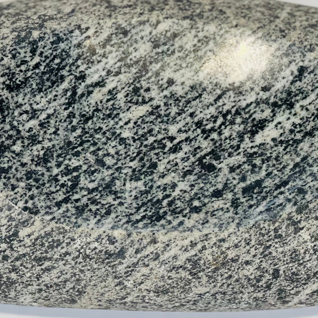 River Stone White Grazed Soap Dish