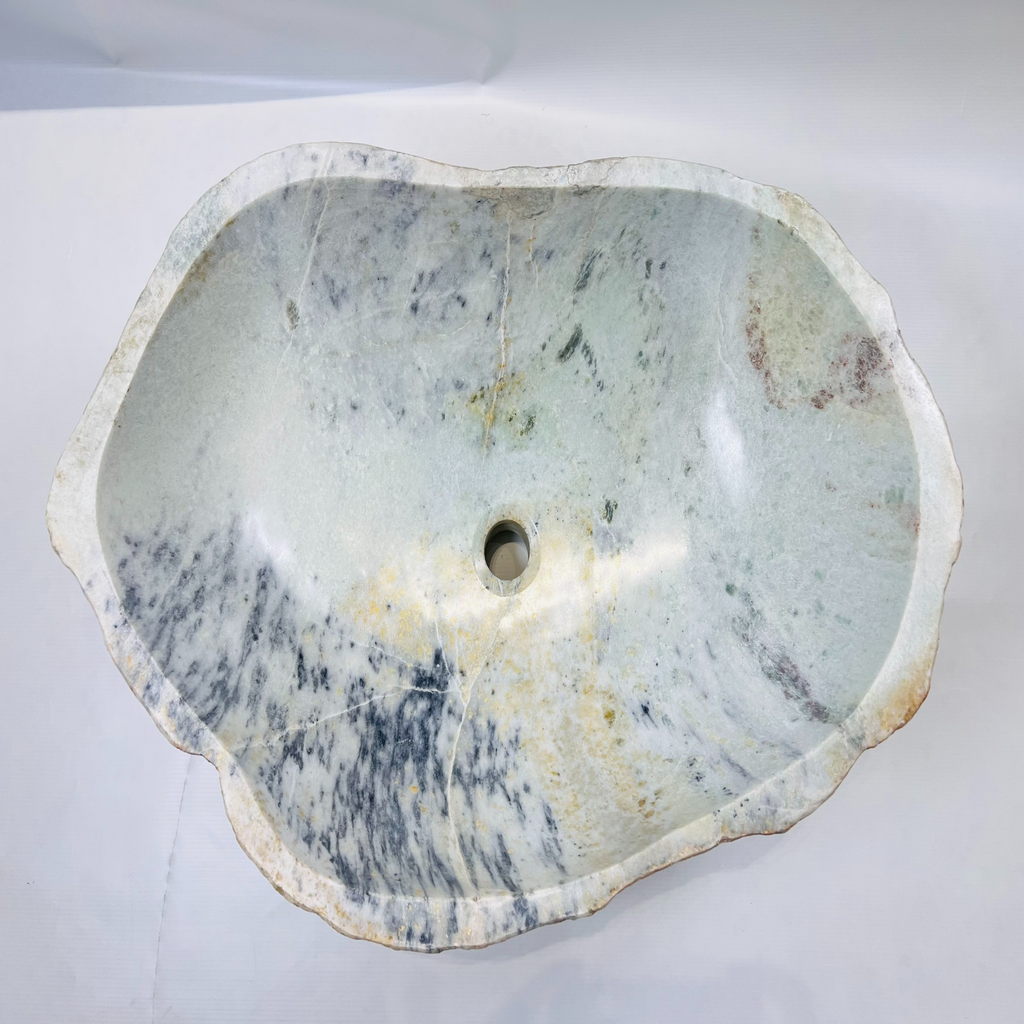 Light Grey River Stone Sink