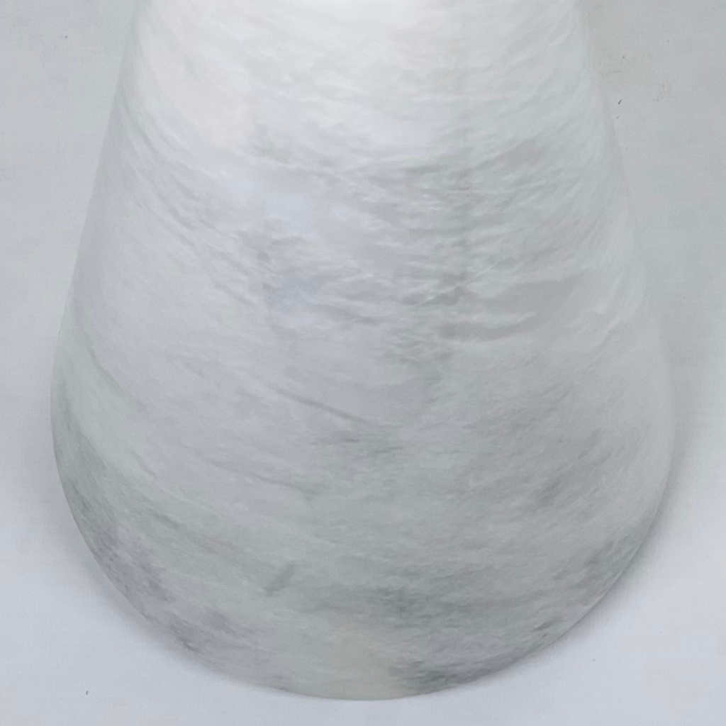 Funnel Grey Streaked Vase