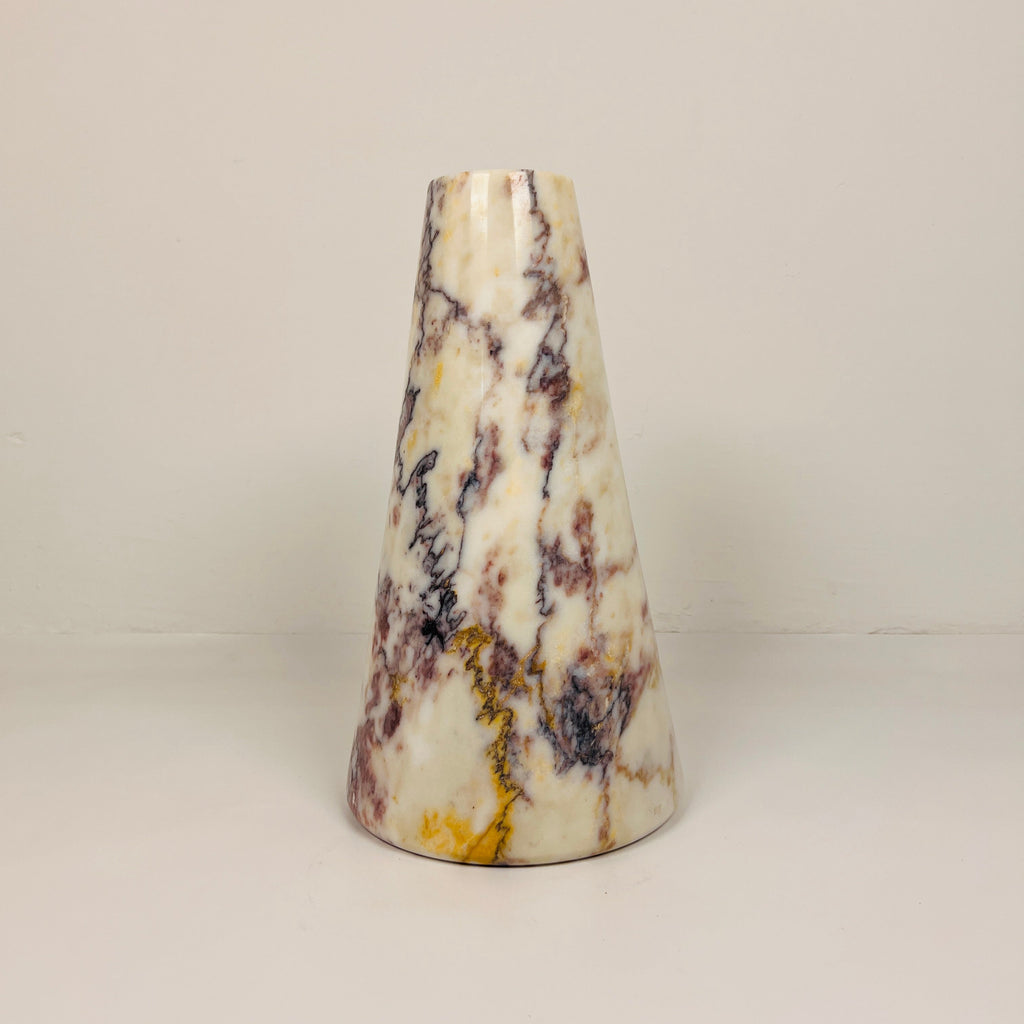 Funnel Abstract Splotched Vase