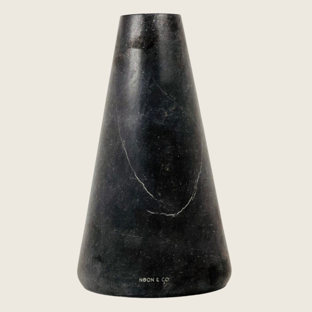 Funnel Black Vase