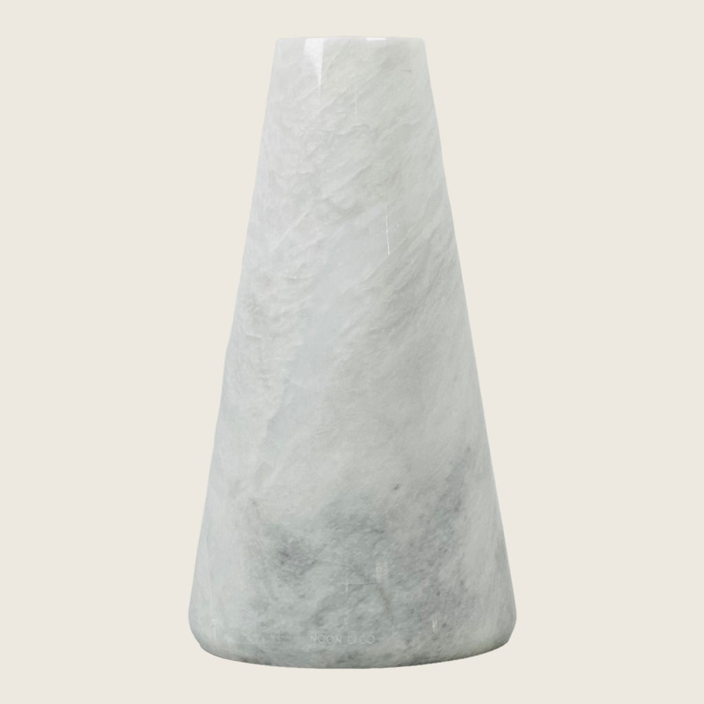 Funnel Grey Streaked Vase