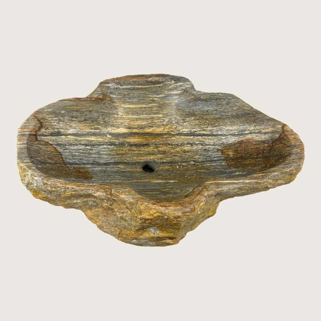 Puzzle Piece River Stone Sink