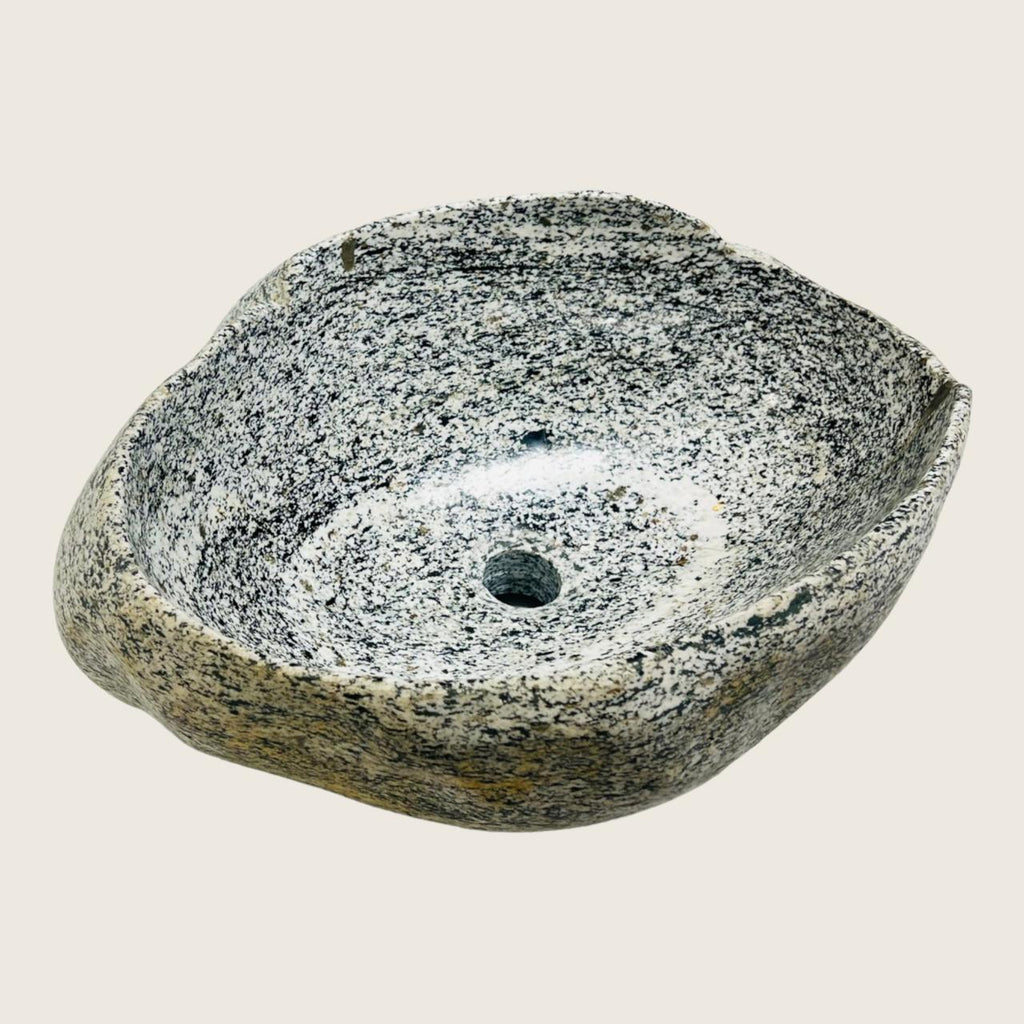 Speckled River Stone Sink