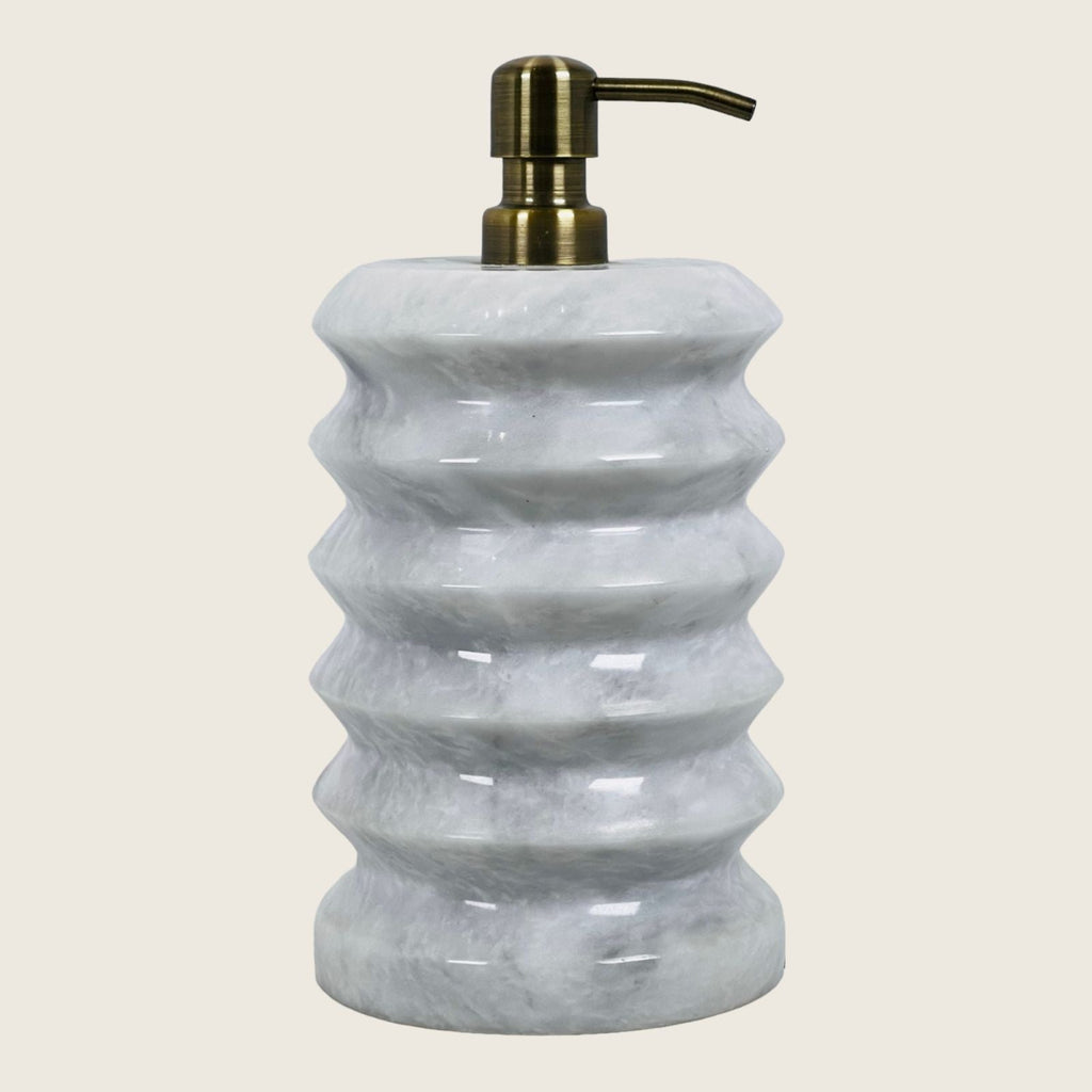 Stacked Rings Dark Grey Soap Dispenser