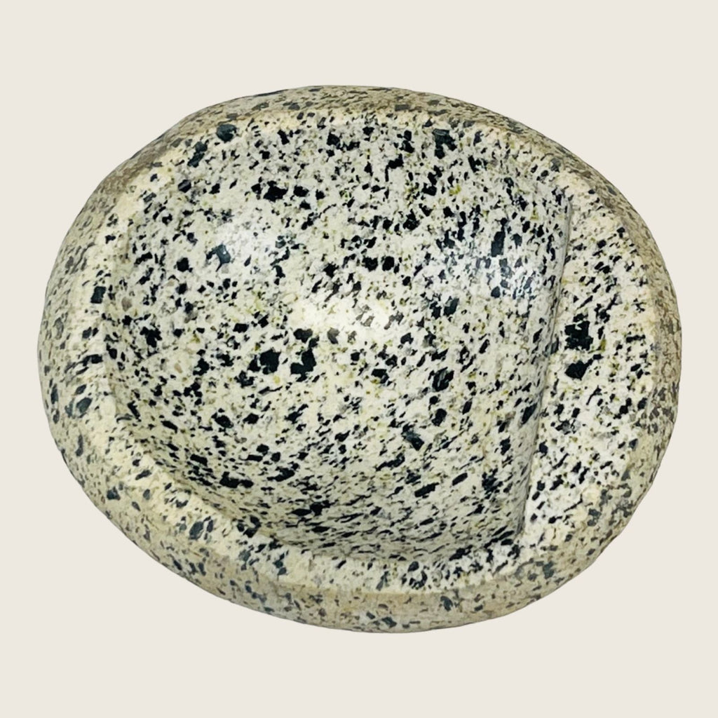 Blotched River Stone Serving Bowl