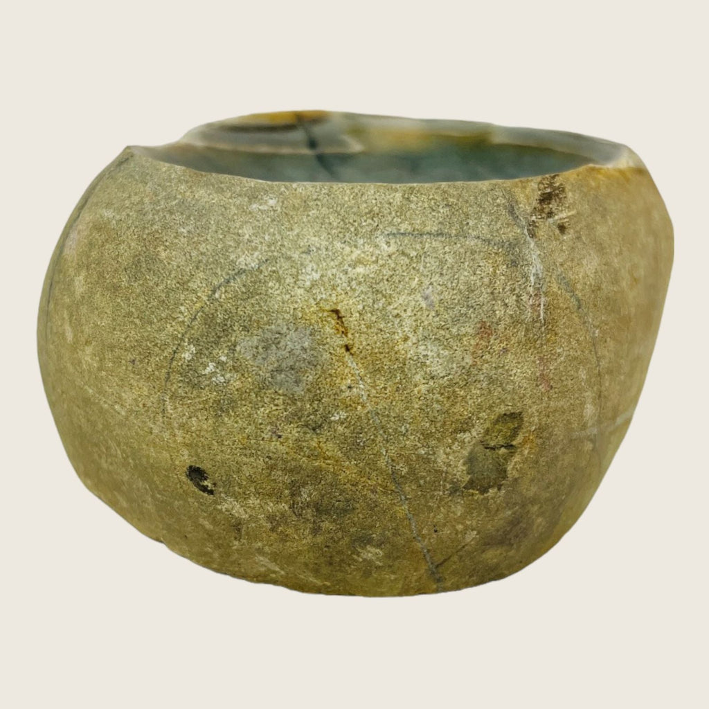 River Stone Deep Green Soap Dish