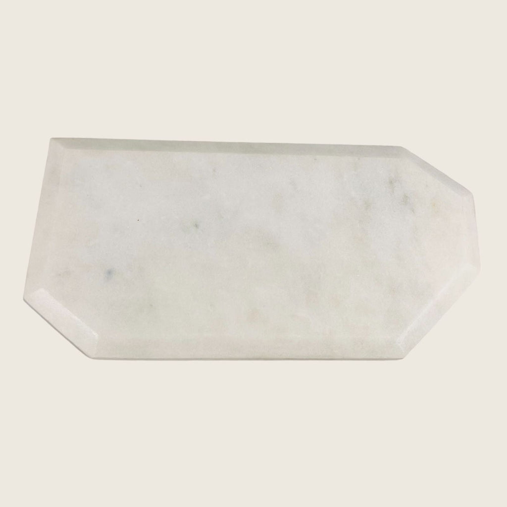 Irregular Marble Light Grey Tray