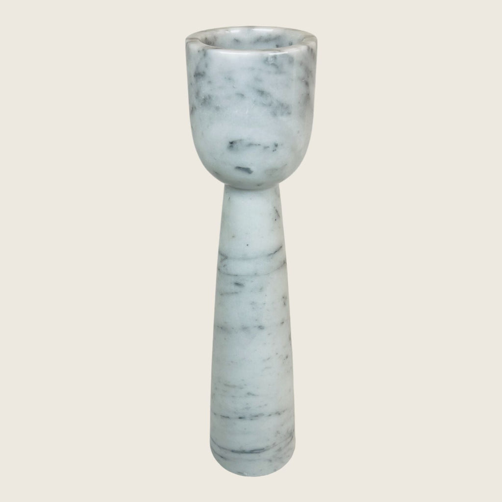 Cup Topped Marble Candle Stand (small)