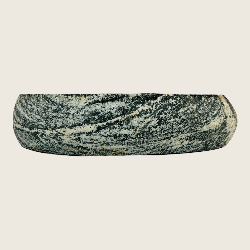 River Stone White Line Tray