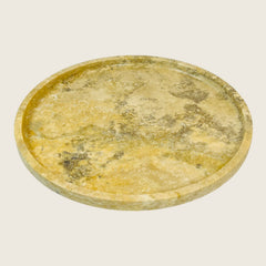 Lime Splotched Plate