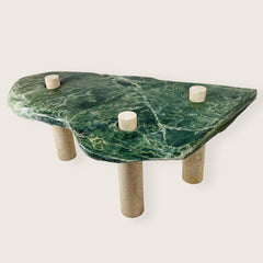 Jade Nephrite Three Horned Side Table